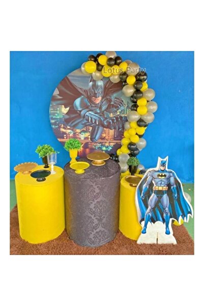 LOTUS PARTY 50 τεμάχια - Σετ αλυσίδας με θέμα το μπαλόνι Batman - (Μαύρο - Ασ...