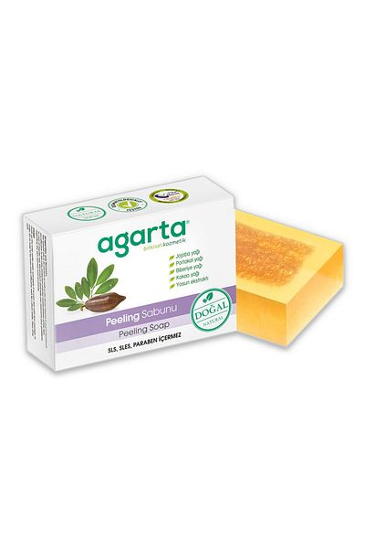 Agarta Natural Peeling Soap 150 gr X 3 Pieces