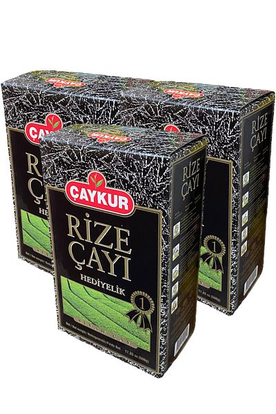 Çaykur Rize Tea Gift 500 G X 3 Pieces (1500 G)