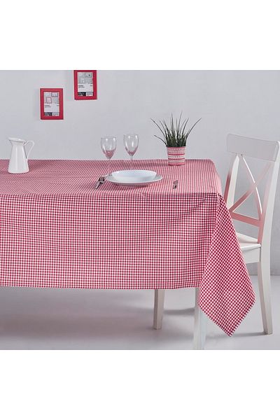 sütcüoğlutuhafiye Gingham Tablecloth 170x170 Cm