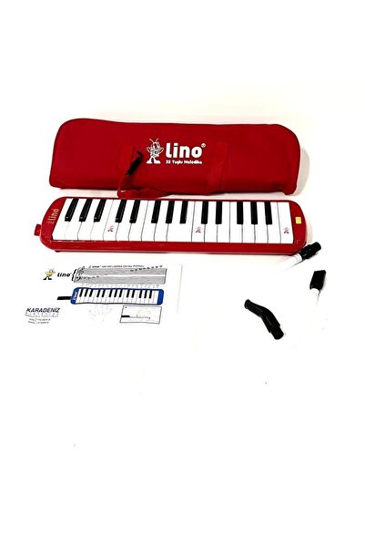 Lino Melodika 32 Tuşlu Bez Çanta Kırmızı
