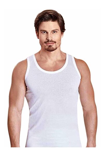 Berrak 1020 Tricou pentru bărbați, 6 piese, alb, L-54, lenjerie intimă