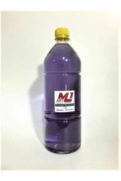m1 art Hediyelik Süsleme Solüsyonu Limon Esanslı 1 Lt (alkolsüz Kolanya)