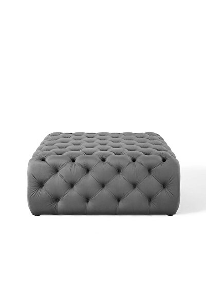 DeccoStil Kapitoneli Kare Puf/bench/orta Sehpa 90*90cm Yükseklik 40 Cm