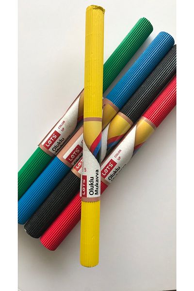 Lets Corrugated Cardboard Glitter Colors