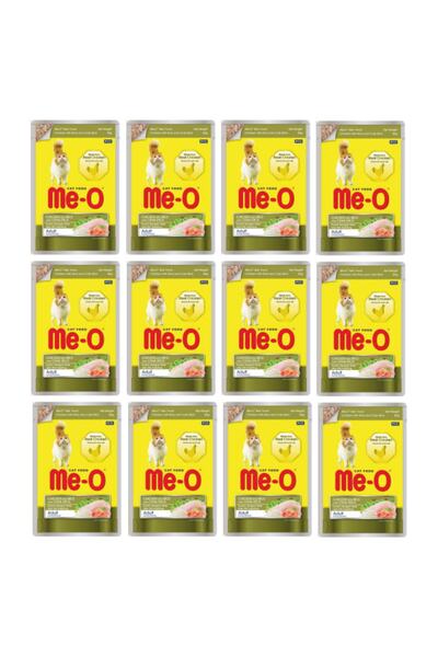 me-o Meo Tavuk Pirinç Ve Yengeç Çubuğu Yetişkin Kedi Konservesi 80 Gr X 12 Adet