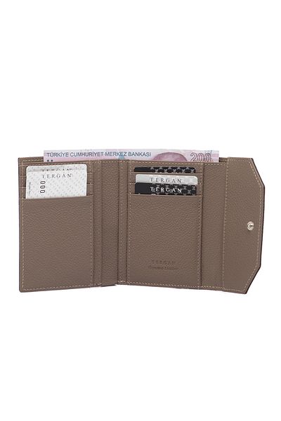 Tergan Green Leather Women's Wallet 05809r5f