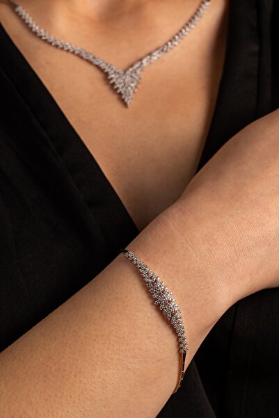 YAVUZ KUYUMCULUK 14 Ayar Altın Beyaz Altın Bileklik