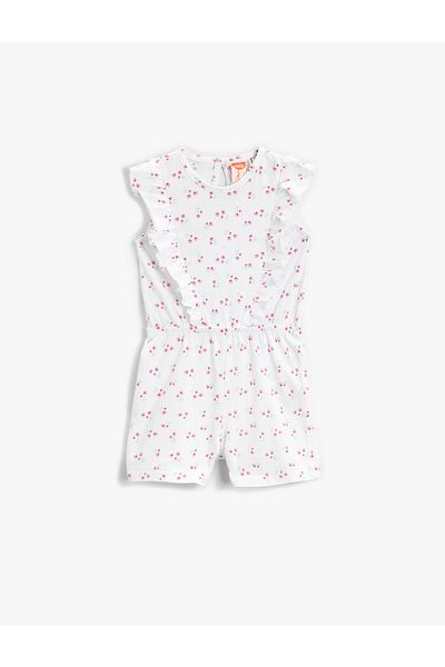 Koton Jumpsuit - Weiß - Relaxed Fit