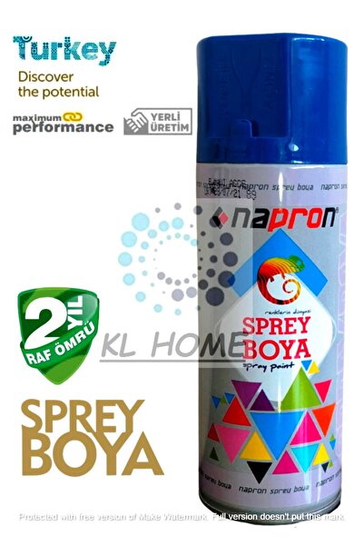 KL HOME Lacivert Sprey Boya 400ml Uygun Büyük Boy -2yıl Raf Ömrü