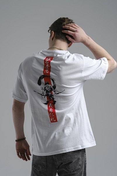 Oksit Appio Front and Back Printed Unisex Oversize Tshirt