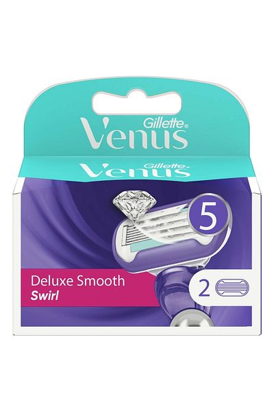 Gillette Venus Swirl Extra Smooth Women's Replacement Razor 2 x 2 Pack