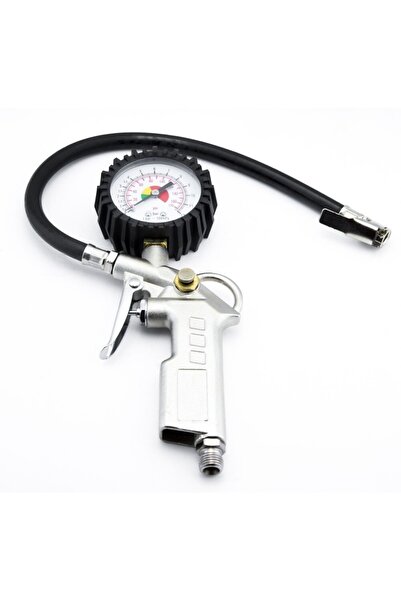AHMET OTOMOTİV Lastik Hava Şişirme Tabancası Basınç Göstergeli Hava Saati 170 Ps