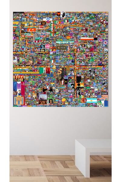 BiTablom Reddit R/place Kanvas Tablo, Elraenn Twitch Kanvas Tablo, Reddit Sav...
