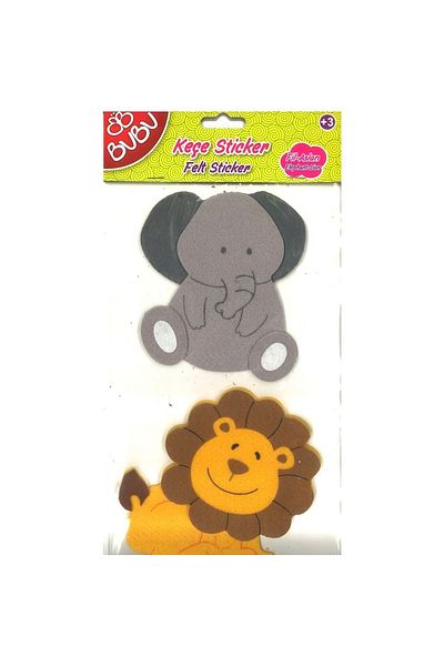 Bubu 3D Large Felt Animal Sticker - Sts011 (St0035)