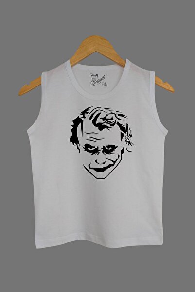 Raf Coll Dečija bela Pleteno majica bez rukava T-shirt Joker Digitalna štampa...
