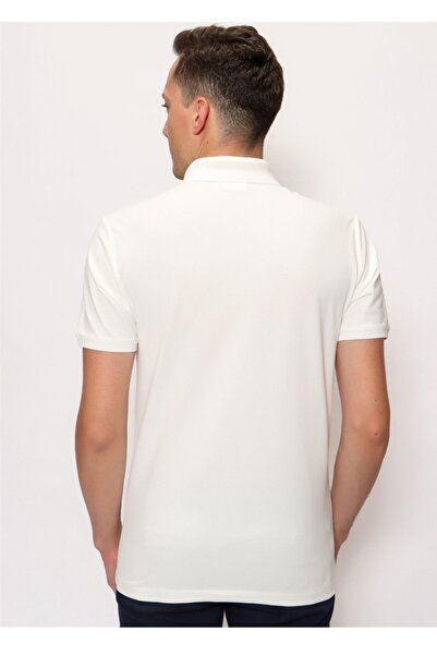 U.S. Polo Assn. T-shirt Polo Neck Slim Fit Ecru