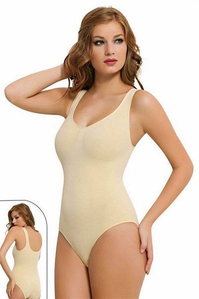 NBB Women's Skin Seamless Body Corset with Hook 2979