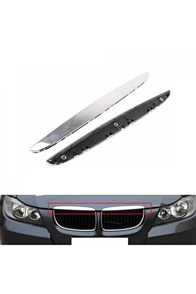 Genel Markalar Bmw 3 Serisi E90 Uyumlu Üst Sol Panjur Nikelajı 51137117241