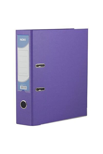 Noki Plastik Büro Klasörü Geniş Çakmaklı Mor