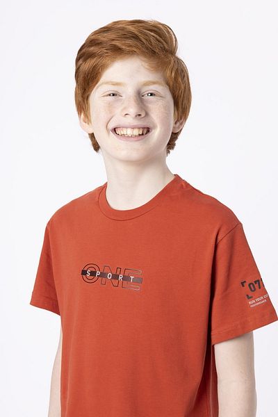 Black One Tricou pentru băieți - 100% bumbac, gât crew, imprimeu de vară