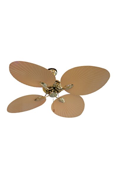 Kaşkar / Taflan Kaşkar Taflan Umut T52040 60w 132cm Pleksi Krem 4 Kanatlı Ipli Tavan Vantilatörü