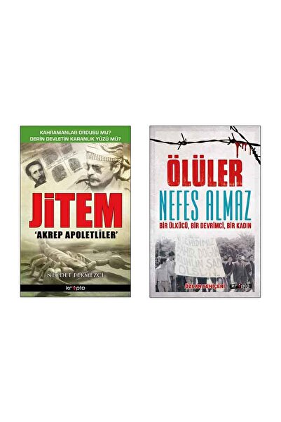 Kripto Basım Yayın Jitem Akrep Apoletliler - Ölüler Nefes Almaz - (2 Kitaplık...