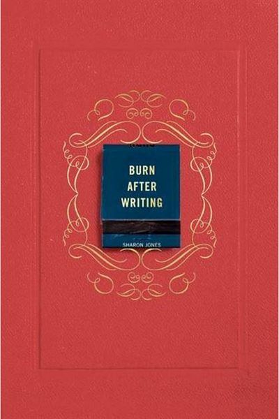 Penguin Books Burn After Writing coral