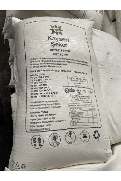 Kayseri Şeker 50 kg Şeker Türk şeker