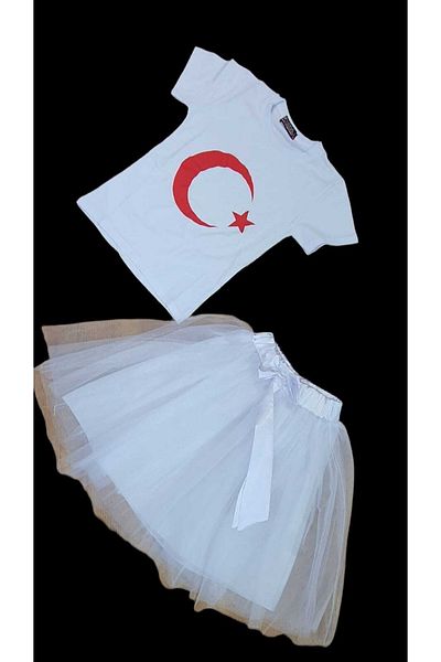 Dragora Set de tricou pentru fete de sus și de jos