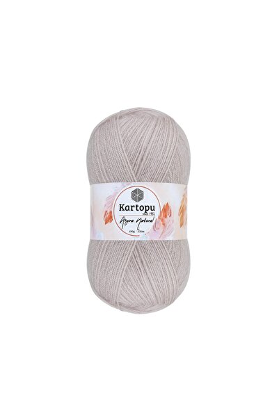 Kartopu Angora Natural Taş K762 Ince Yeleklik Yünlü Ip 100gr