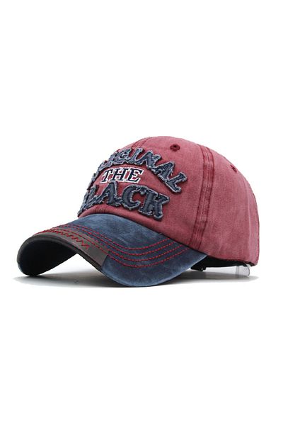 Şapka Market Original Black Claret Red Baseball Cap