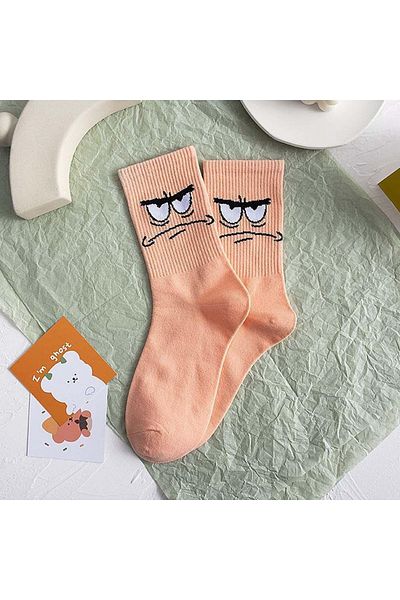 Color Socks Оранжеви сладки чорапи с герои