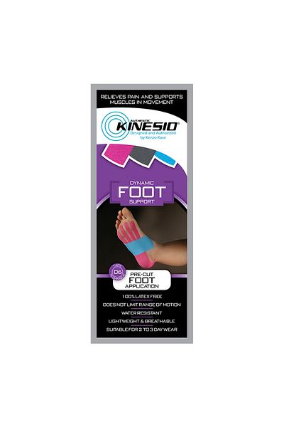 Kinesio تطبيق القدم المقطوع مسبقًا للاستعمال مرة واحدة