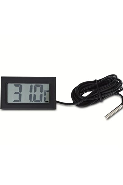 usin Dijital Iç Veya Dış Sıcaklık Ölçer Ev Soğutmalı Dolap Odalar Akvaryum Termometresi