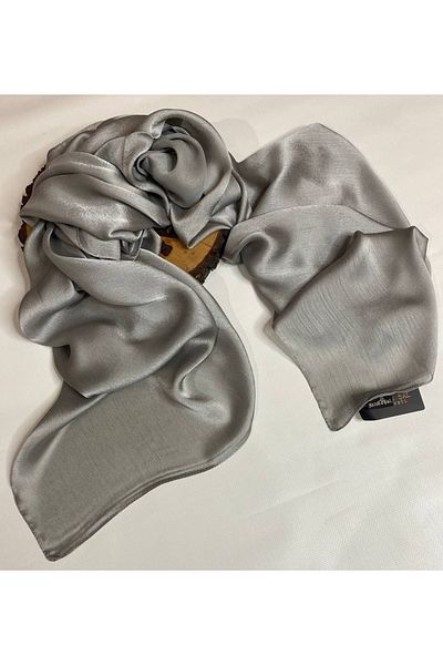 şehri şal Ipekyolu Scarf Şehr-i Shawl Light Gray Idol Janjan Shawl