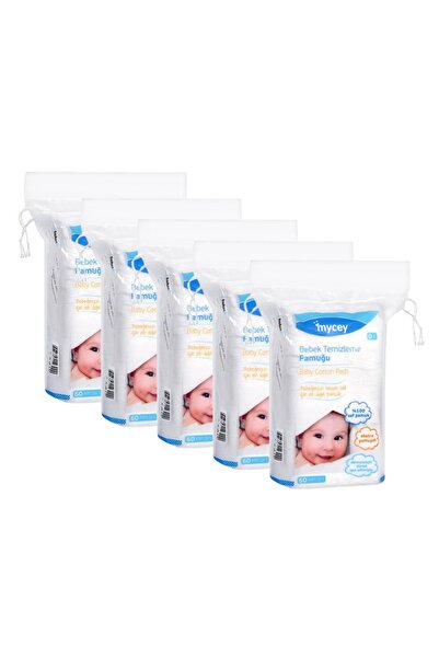 mycey عبوة من 5 قطع قطنية لتنظيف الأطفال