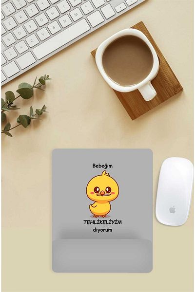Gizeo Concept لوحة ماوس منقوشة بمساعدة المعصم من I Say My Baby Is Dangerous