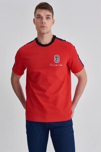 Trussardi Bisiklet Yaka Erkek T-shirt