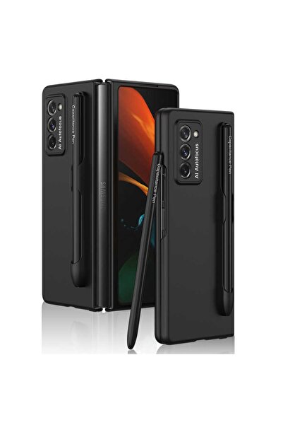 Nezih Case Samsung Galaxy Z Fold 2 Uyumlu Kalem Bölmeli S-pen Fold Edition Kılıf