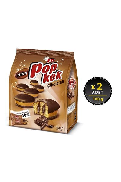 Eti Popkek Mini Chocolate Cake 180 g X 2 Pieces
