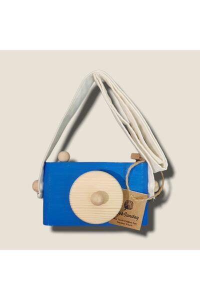 aswood كاميرا عضوية مزخرفة، لعبة مونتيسوري للأولاد والبنات بعمر 1 2 3 سنوات -...