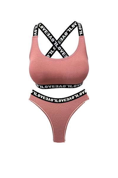 HNX Mink Love Elastic Bustier Brazilian εσώρουχα Γυναικεία αθλητικά εσώρουχα