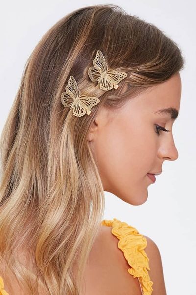 Butterfly Hair Clips for Women & Girls, Claw Clips hairstyle Bridal  accessories | eBay