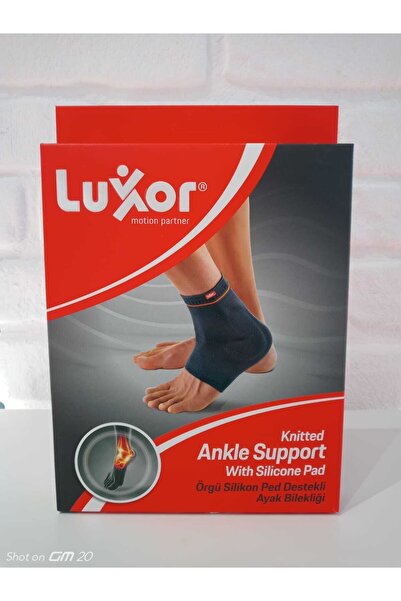Luxor 105 Örgü Silikon Ped Destekli Ayak Bilekliği