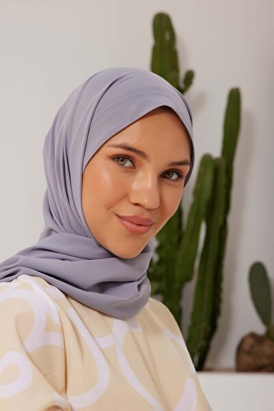 Julia Lauren شال حرير المدينة النسائية رمادي - 94