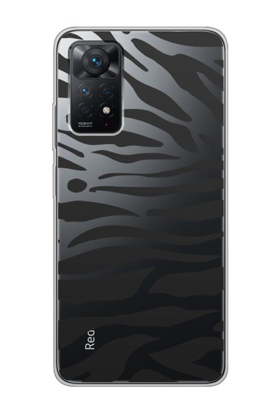 Spoyi حافظة هاتف شفافة بتصميم حمار وحشي لهاتف Xiaomi Redmi Note 11 Pro