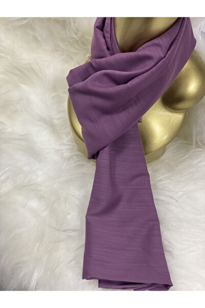 İPEKSCARF Ağaç Kabuğu Şal Eflatun