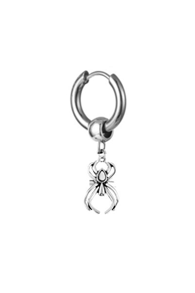 TakıConcept Örümcek Sallantılı Çelik Küpe