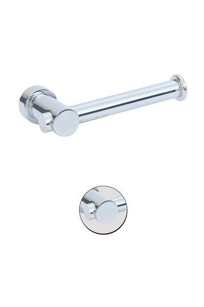 Maya Utopic Chrome Open Paper Holder 100% Brass